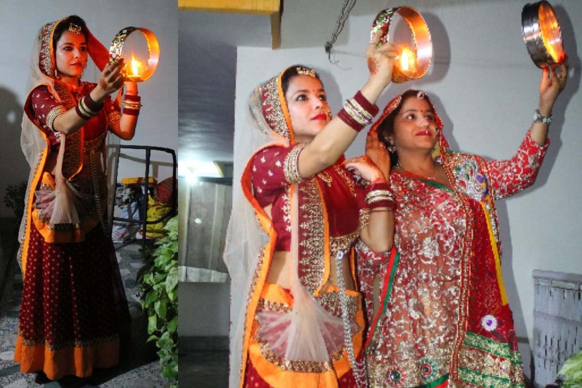 karwa chauth celebration in meerut see in pictures