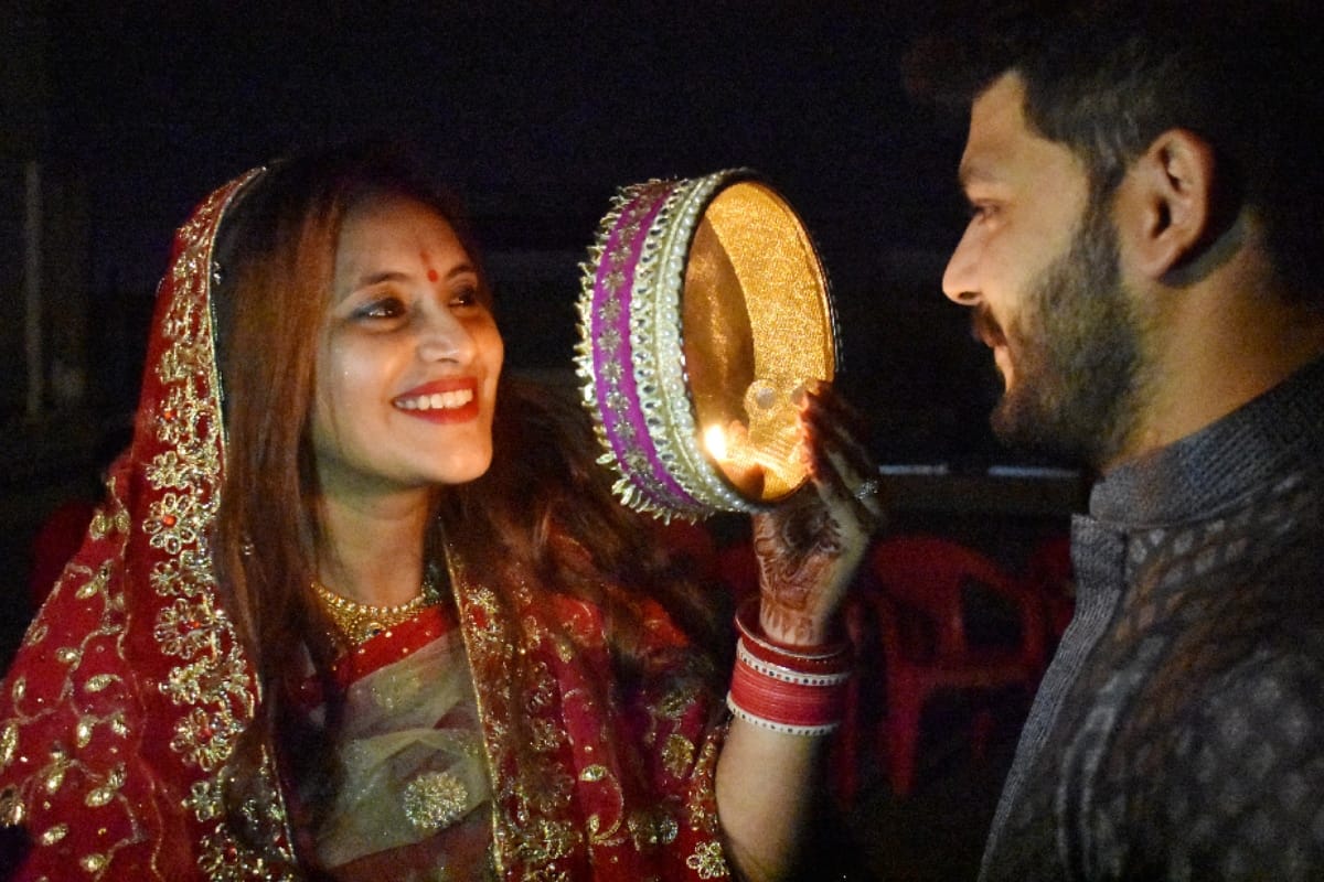 karwa chauth celebration in meerut see in pictures