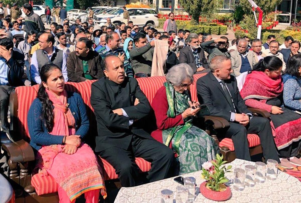 CM Jairam Thakur in shimla to listen pm narendra modi mann ki baat