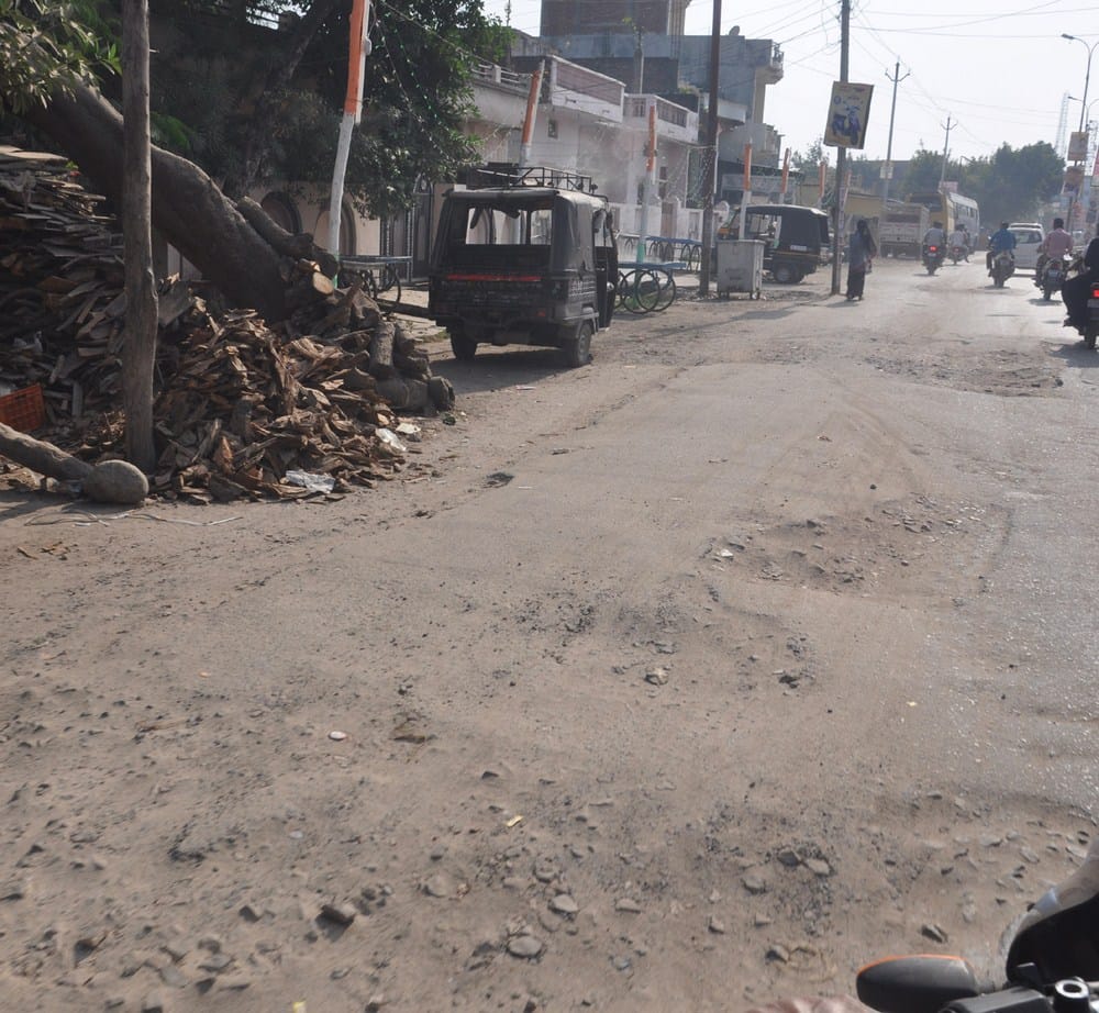 roads are in bad condition