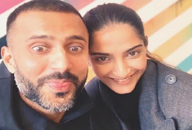 Sonam Kapoor and Anand Ahuja celebrated Karva Chauth in different style