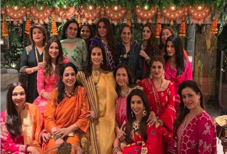 sridevi missing from karwachauth photo of kapoor family