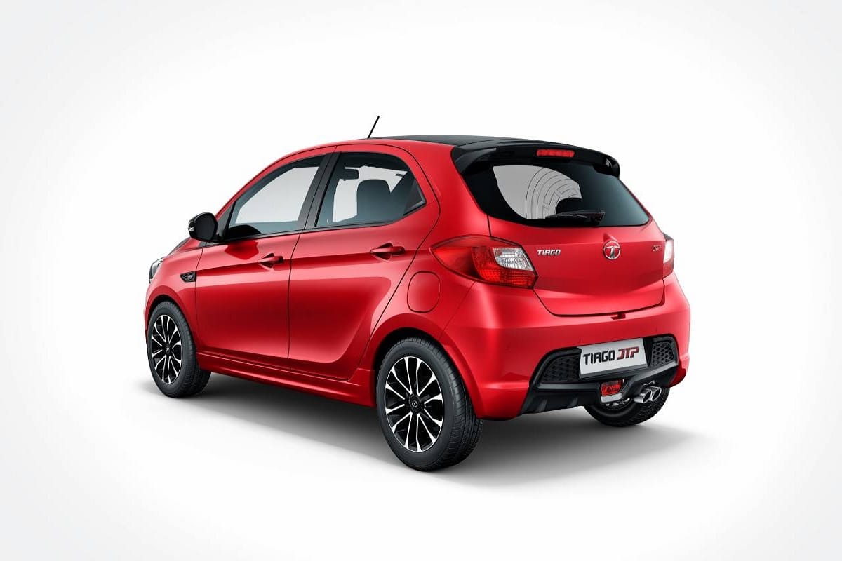 Tata motors launch the tiago and tigoe jtp models ,see the images of new cars