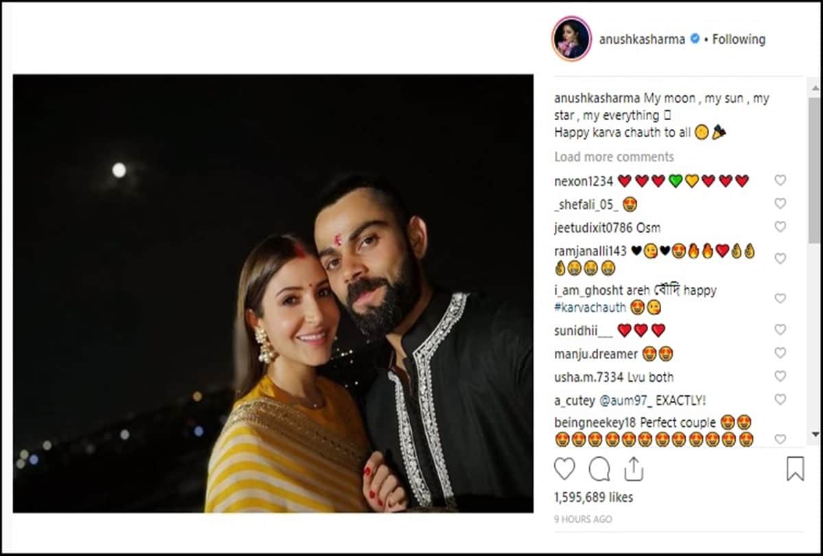 anushka sharma karwa chauth yellow saree worth rupee 8 lakh