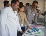ईवीएम की जांच करने पहुंची बंगलुरू की टीम