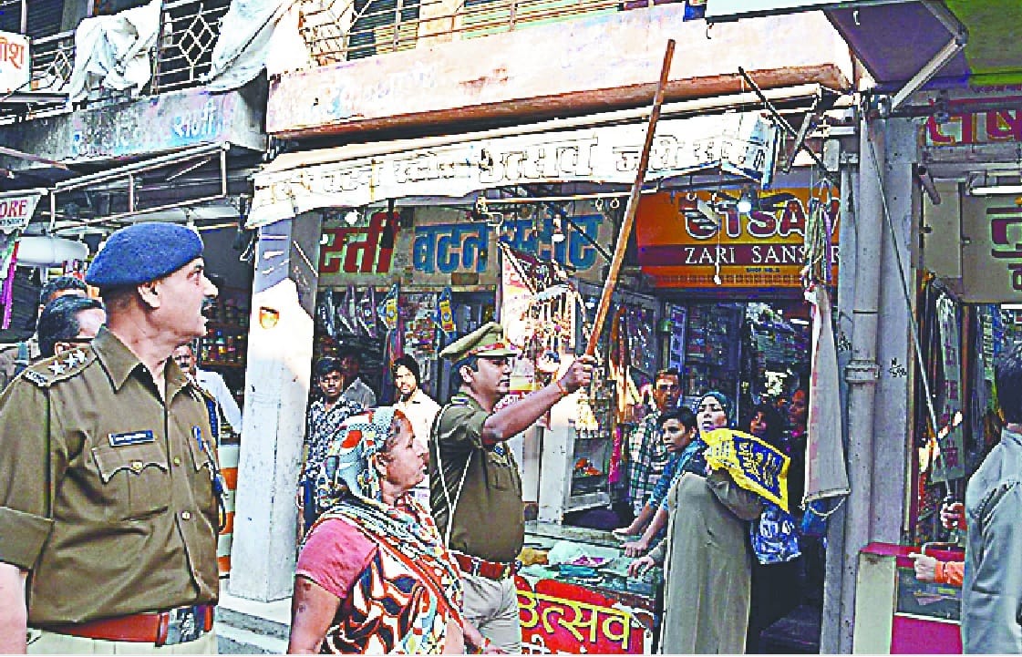 Encroachment removed from Bhagat Singh Road