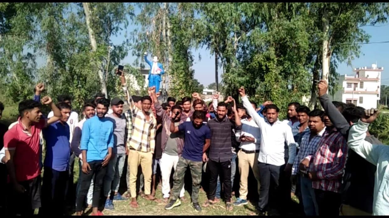 Bhimrao Ambedkar statue broken in haridwar
