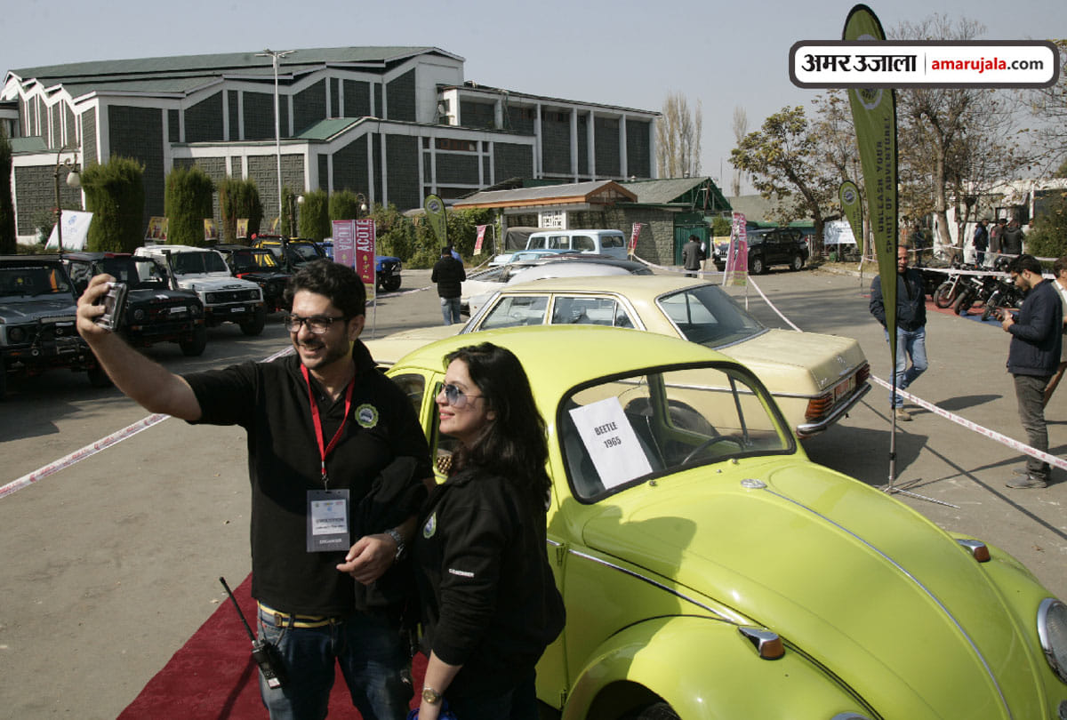 vintage car rally in srinagar jammu kashmir