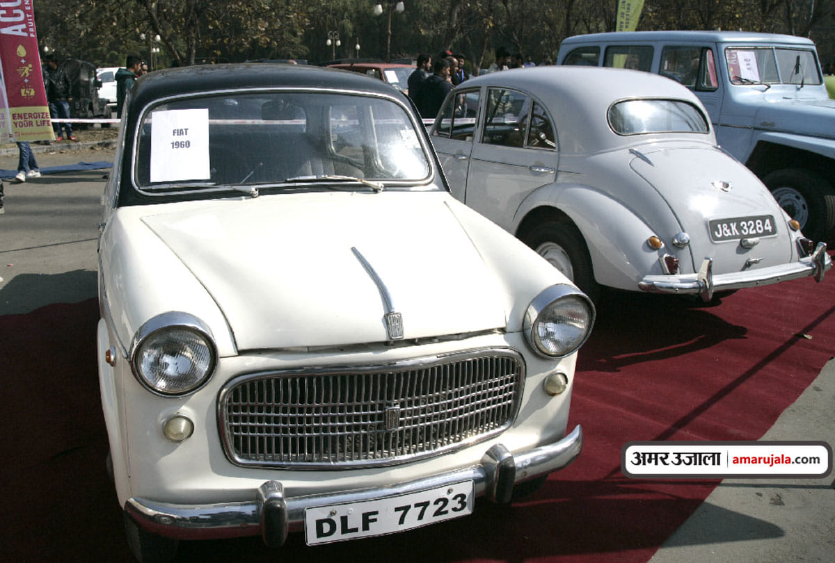 vintage car rally in srinagar jammu kashmir
