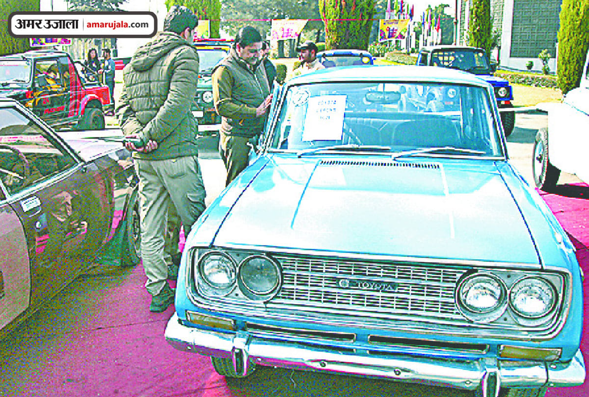 vintage car rally in srinagar jammu kashmir