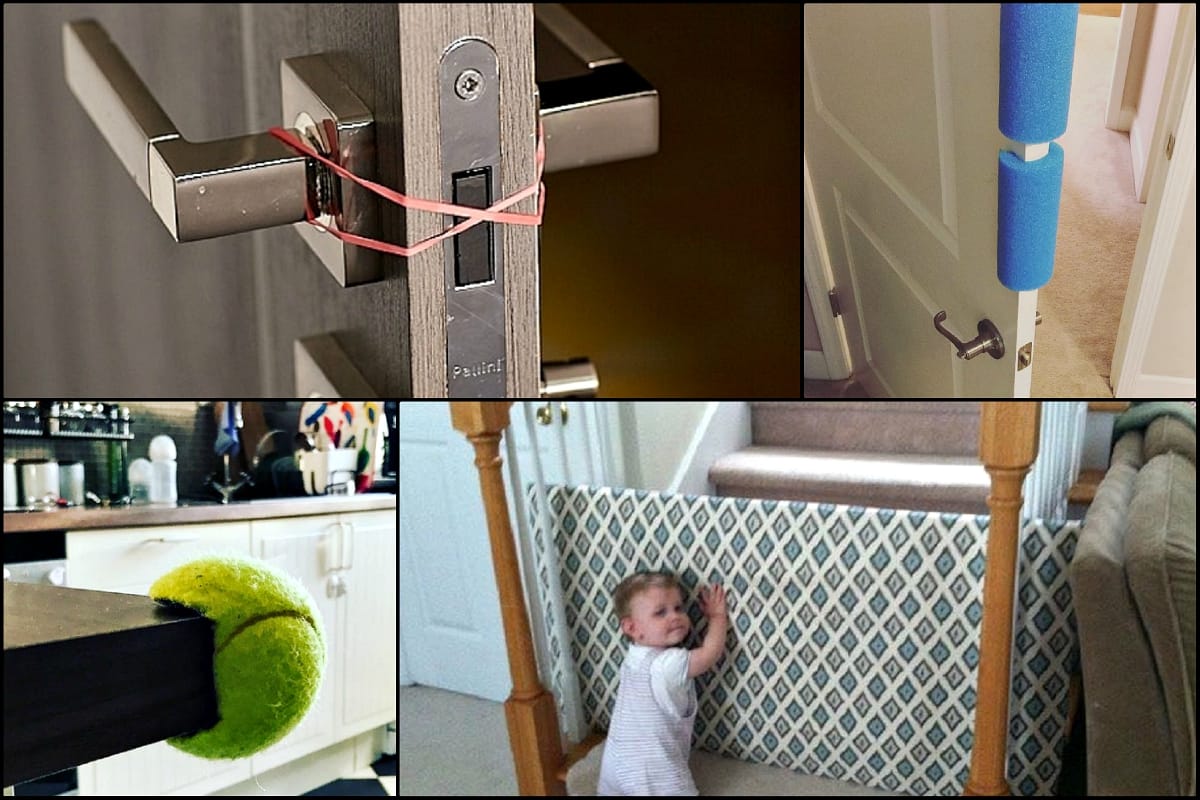 Funny method for security of kids in house make you laugh loud