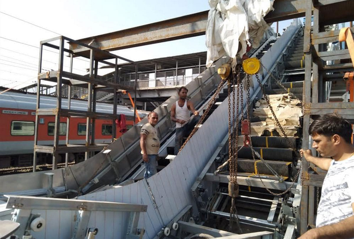 jammu railway station will soon get its new escalators for passengers