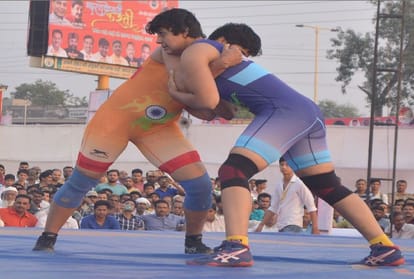 Haryana wrestlers win in India Kesari Wrestling