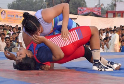 Haryana wrestlers win in India Kesari Wrestling