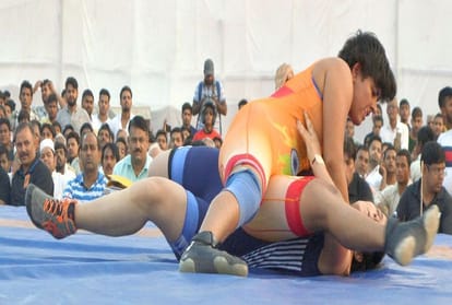 Haryana wrestlers win in India Kesari Wrestling