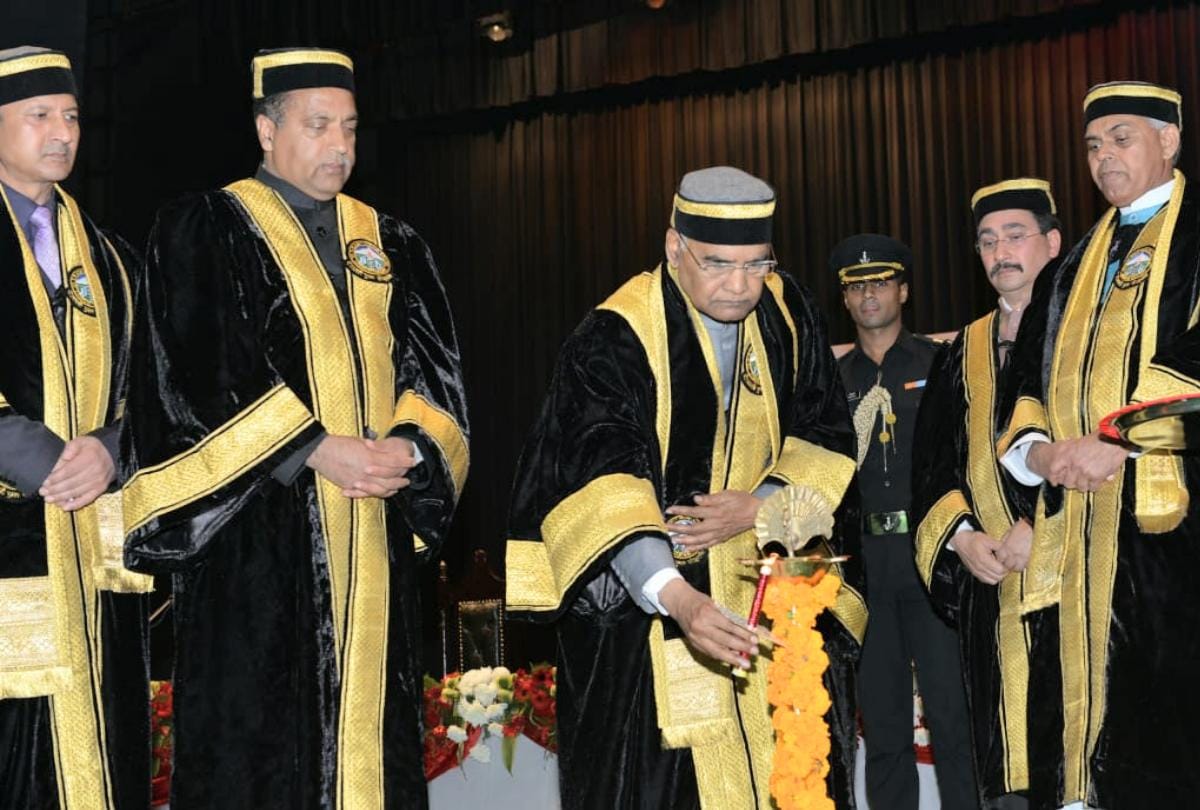 president ram nath kovind in convocation ceremony of Tanda medical college kangra himachal pradesh