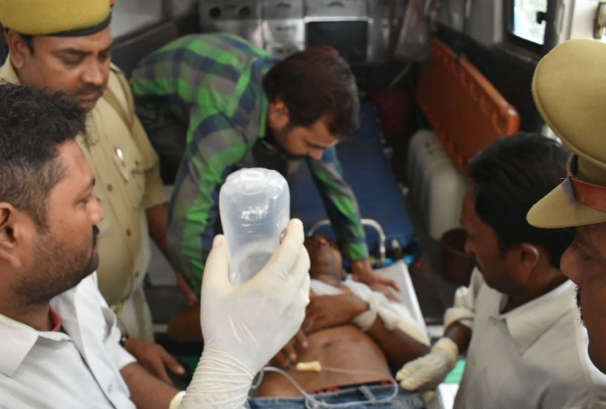 Criminal Bheem Paswan wounded during encounter in Gorakhpur, admitted in BRD Medical college