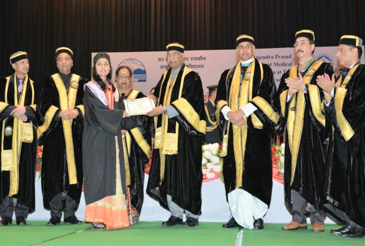 President Ramnath Kovind honored 76 meritorious doctors in first convocation of TMC
