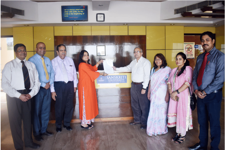 Sanskriti university collaborated with medicity now students can get better practice knowledge