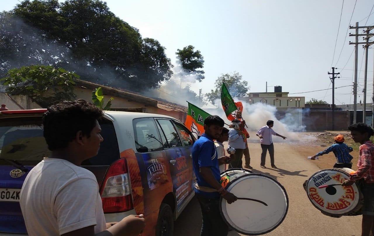 Chhattisgarh Assembly election 2018:Amar ujala chunav rath  BJP Campaign in Durg