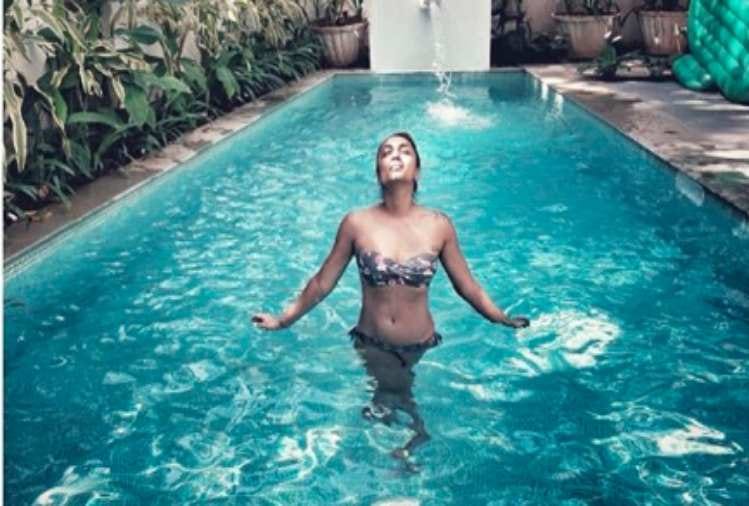 shweta salve share a bikini photo and give answer to trollers