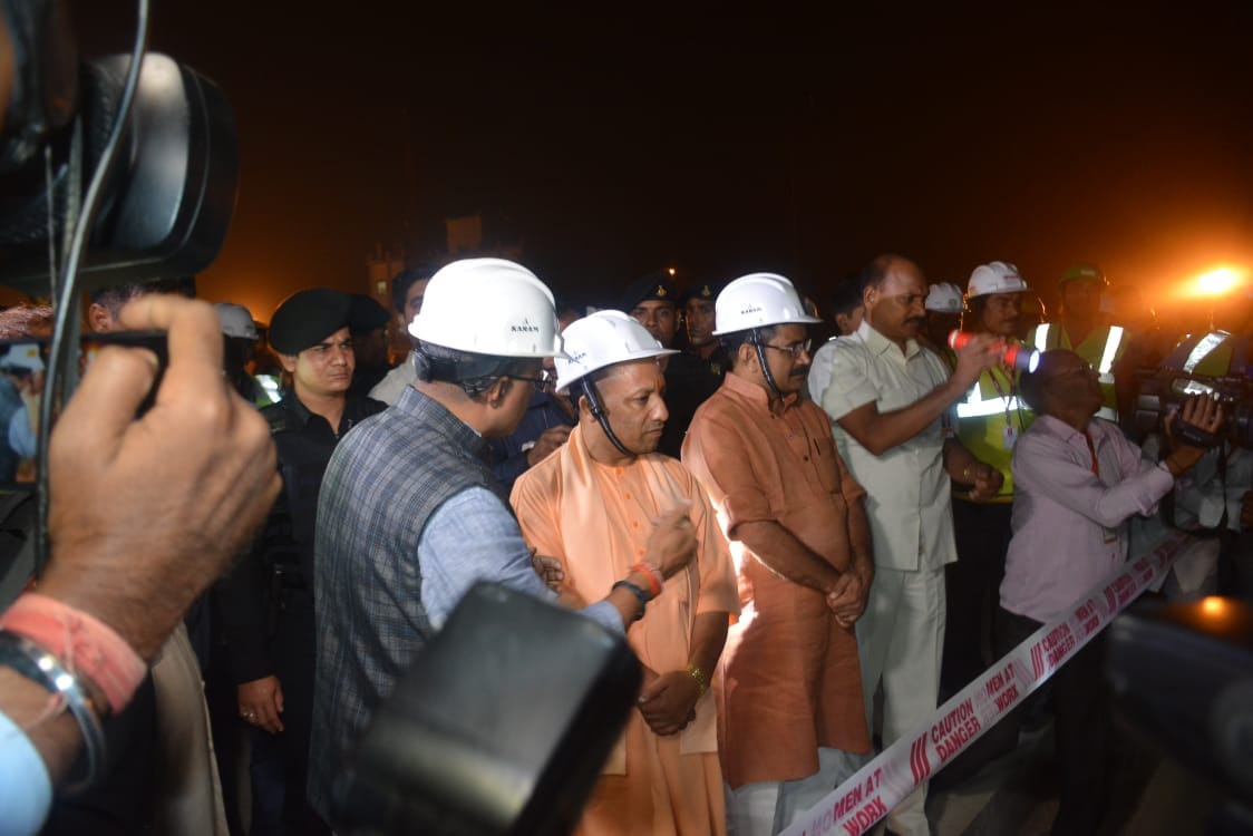 CM yogi night visit varanasi before pm modi tour