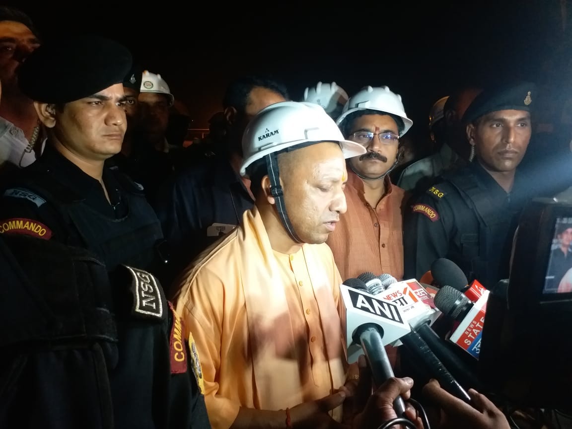 CM yogi night visit varanasi before pm modi tour