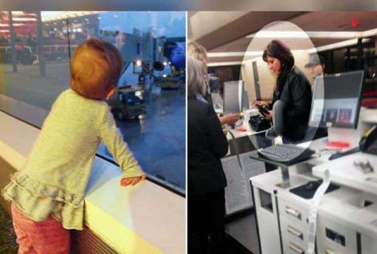 woman buys plane ticket for 2 year old girl, viral story on social media but truth came out