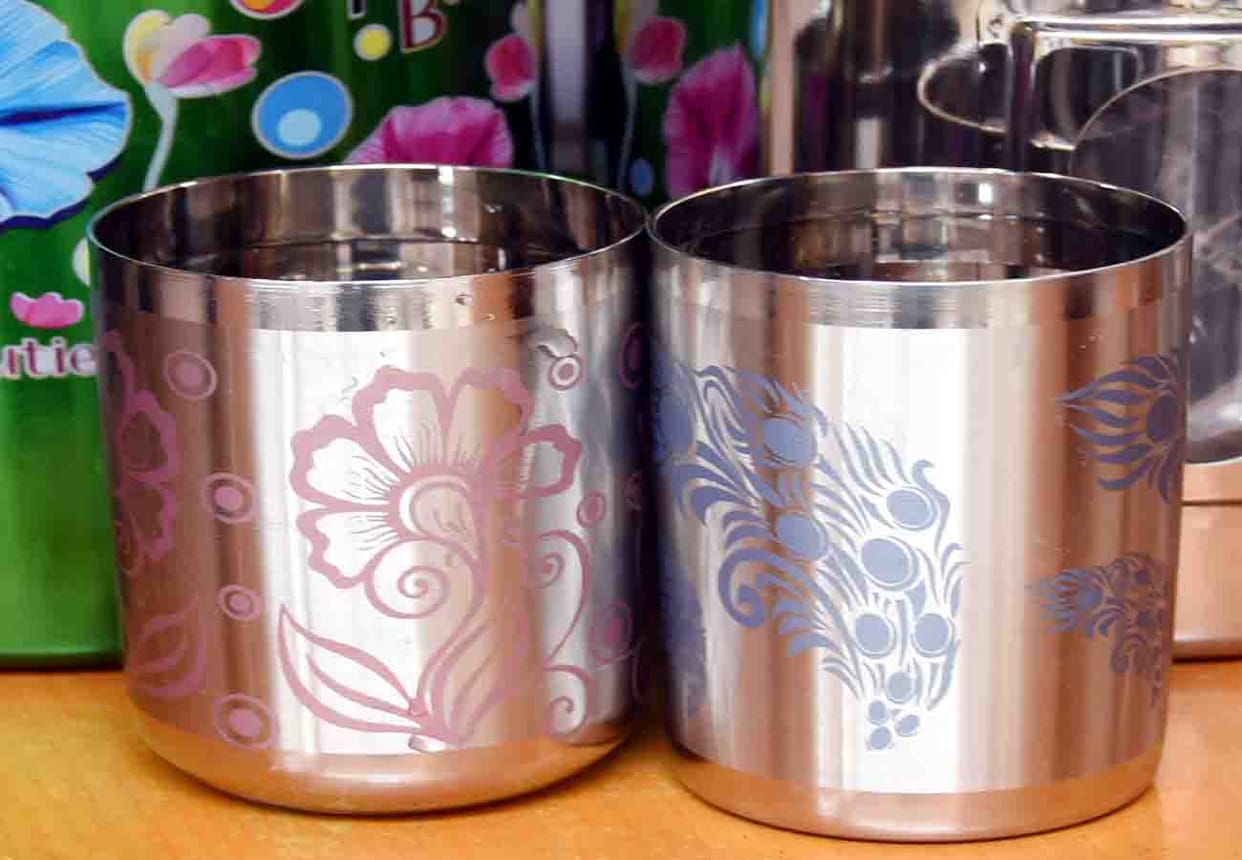 Laser Touch utensil changing colors coming in the Diwali market