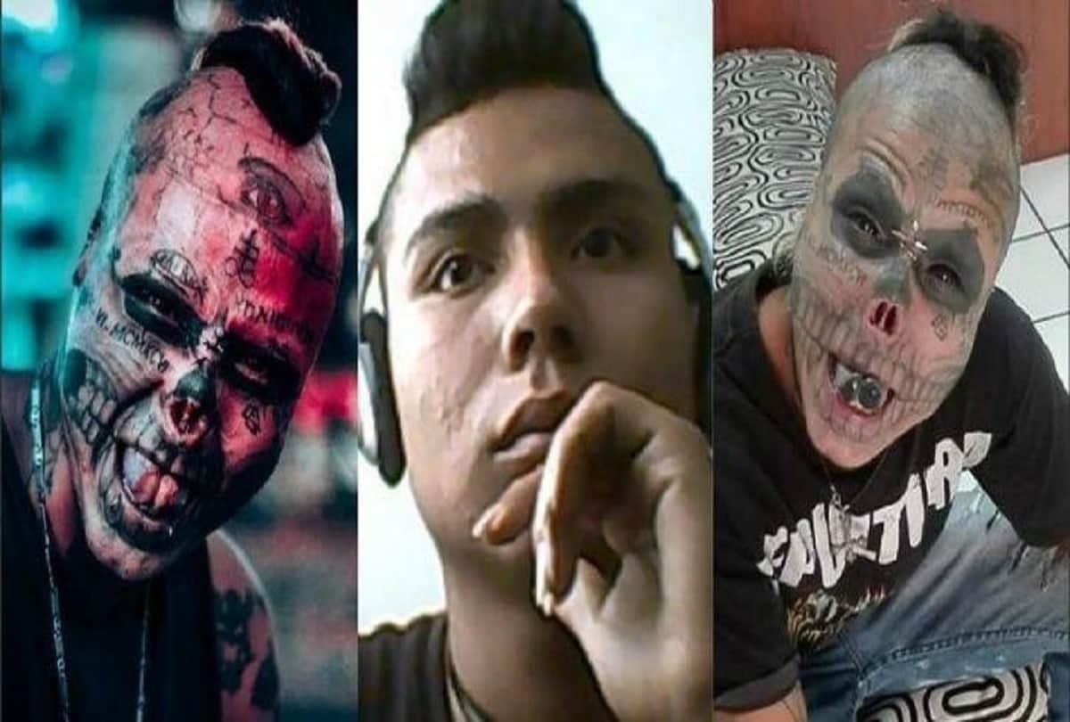 Meet Kalaca Skull, Colombian tattoo artist cuts off nose and ears to resemble skull