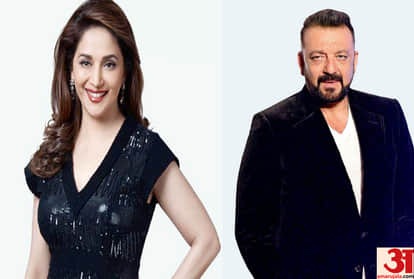 sanjay dutt and madhuri dixit is in karan johar show