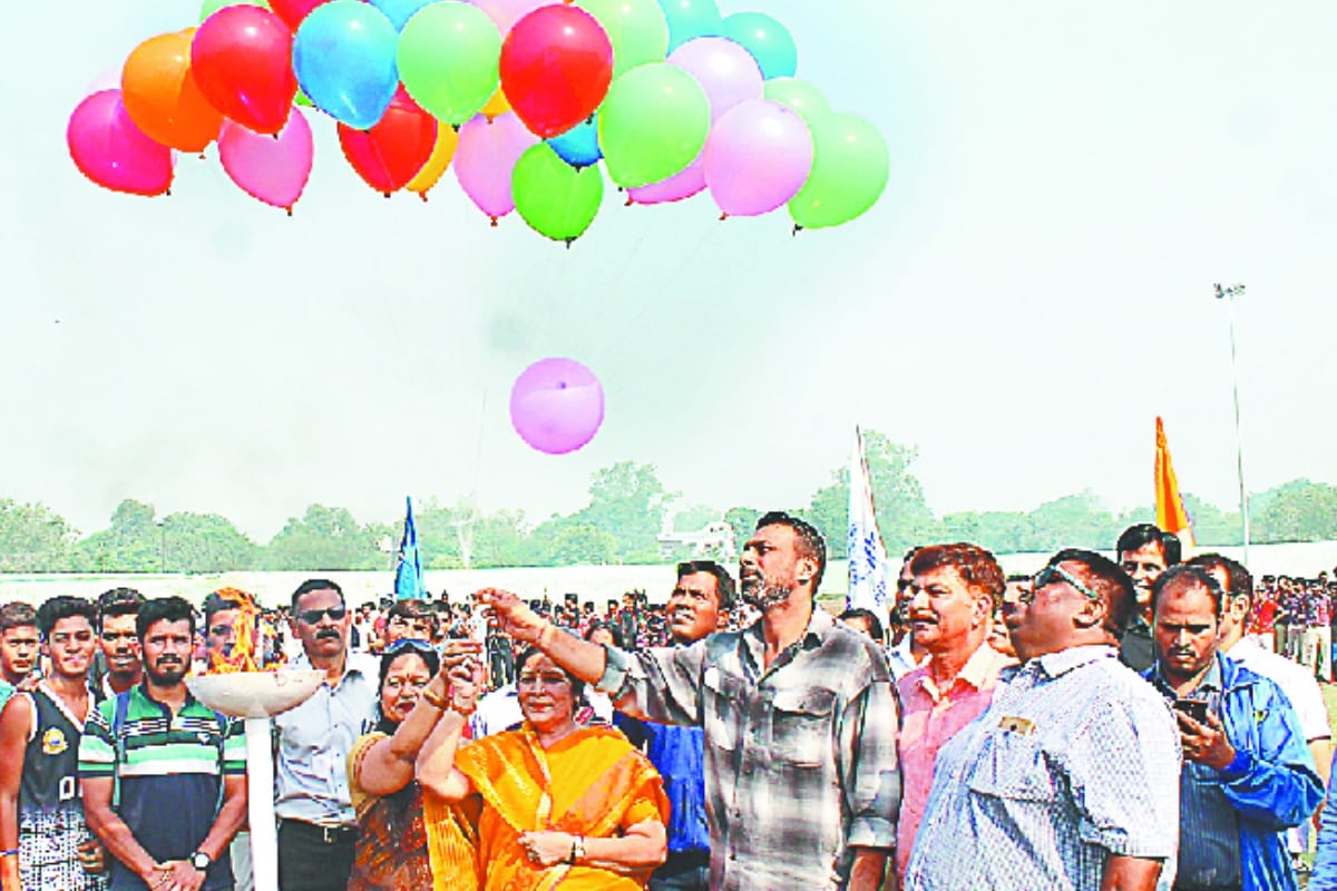 DAV players rocks in Under-19 tournament in kailash prakash stadium meerut