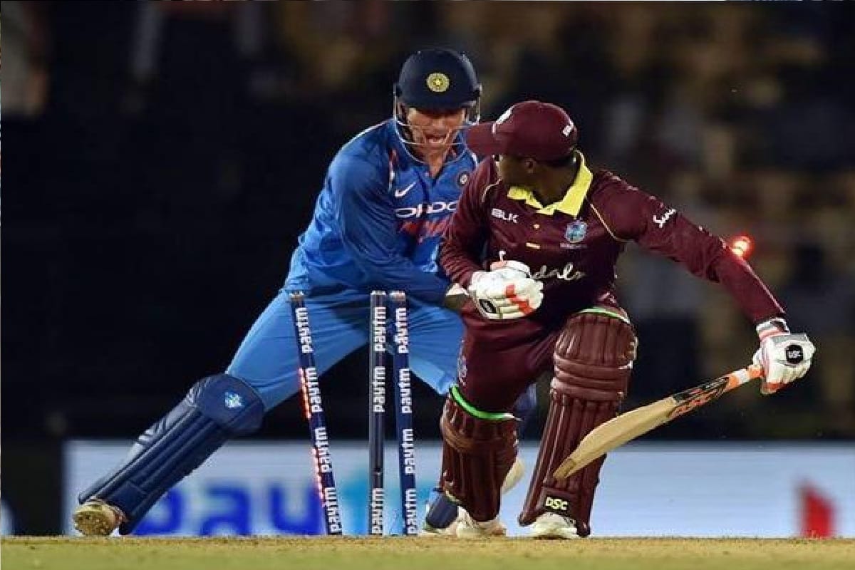ms dhoni stump out Keemo Paul in just 0.08 seconds video viral