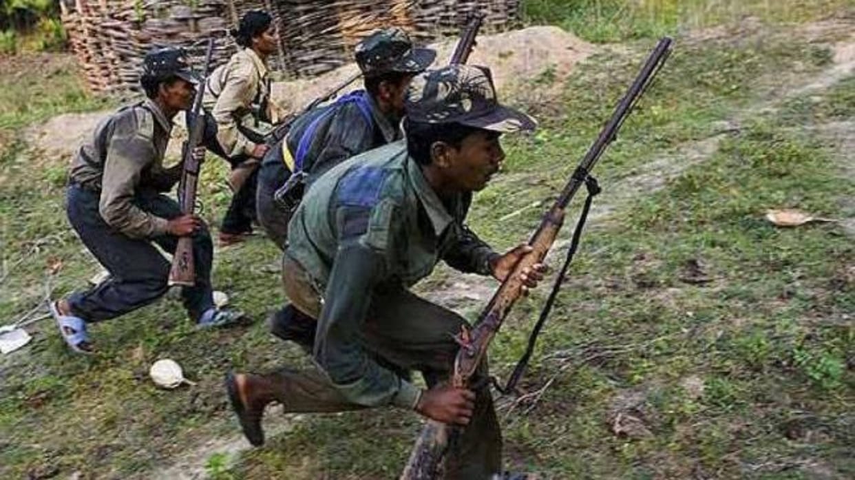 A policeman and a civilian injured Landmine blast by Naxals 