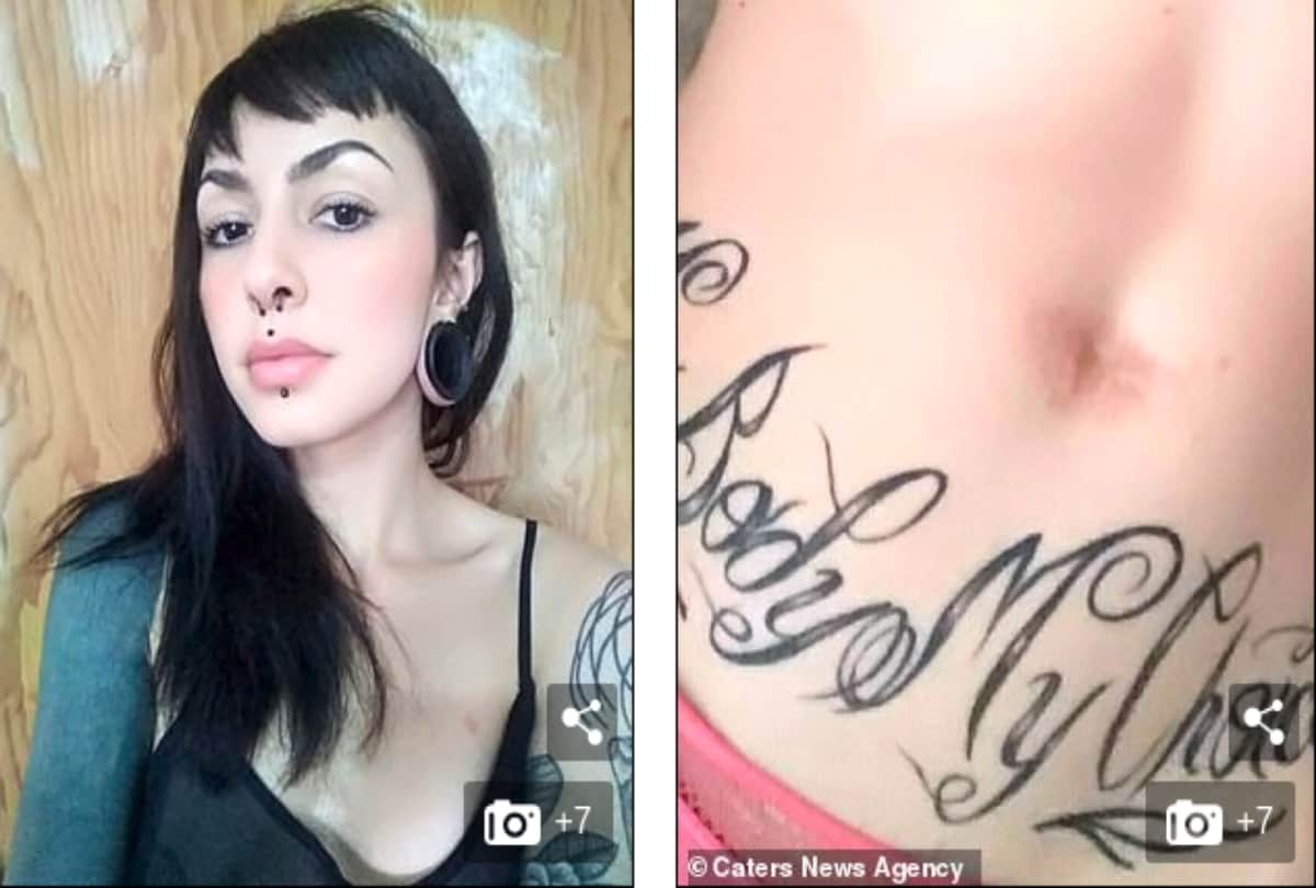 Mexican women removes her belly button and gifted to her boyfriend