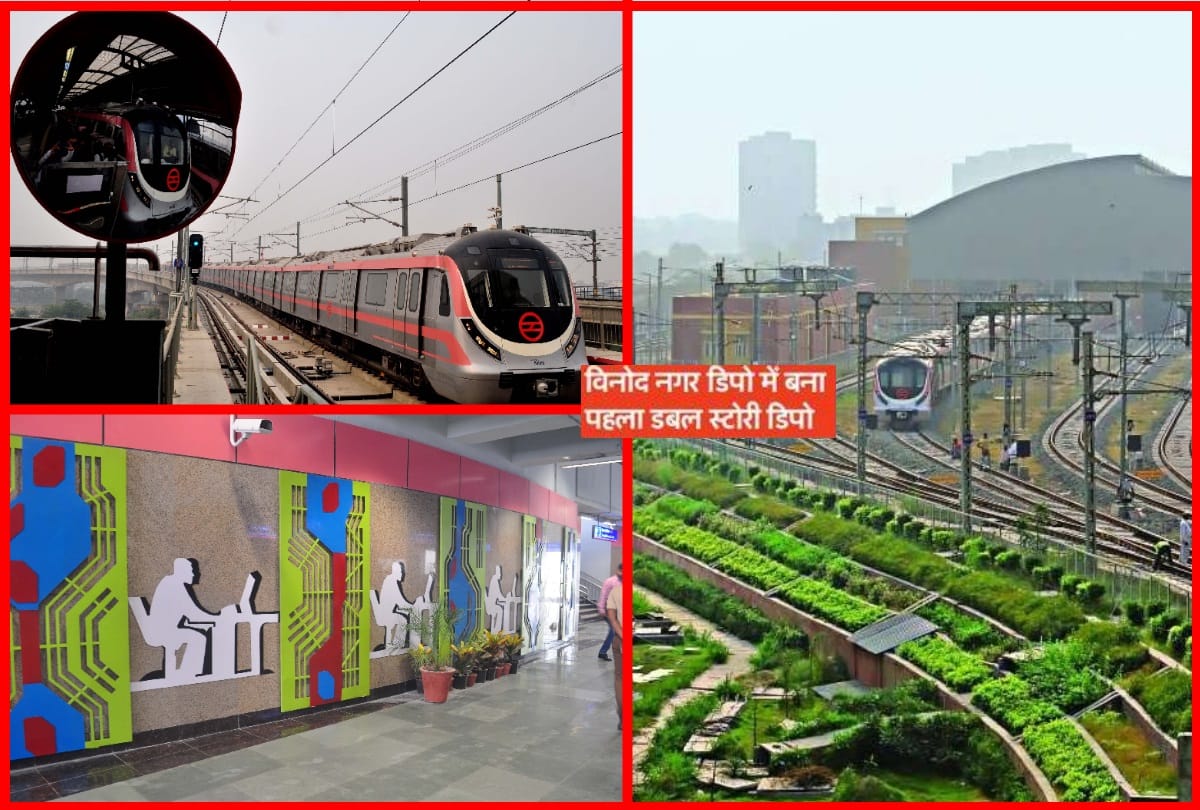 Delhi metro pink line: Delhi Metro High Tech route from Shiv Vihar to Trilokpuri