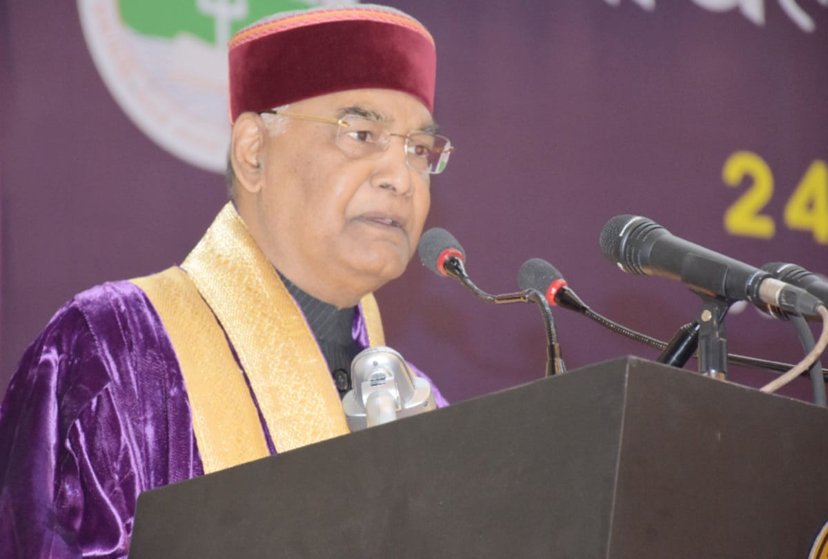 president ramnath kovind addressed at hpu 24th convocation shimla