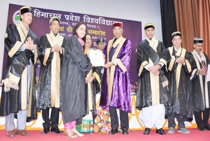 president ramnath kovind in shimla for hpu convocation