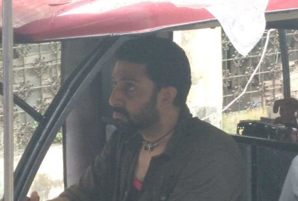 Abhishek Bachchan pics leak on sets of his next film of anurag   basu