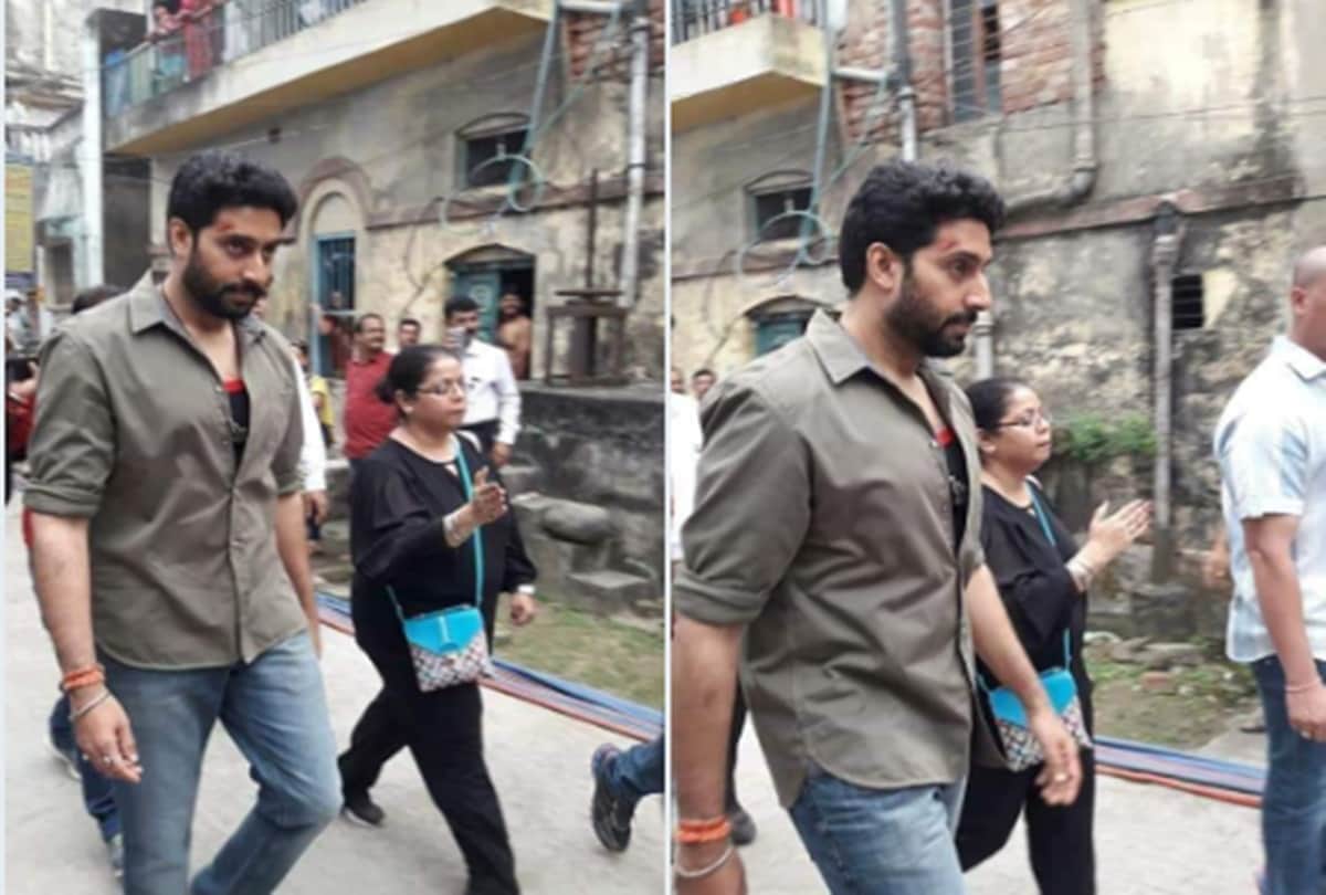 Abhishek Bachchan pics leak on sets of his next film of anurag   basu