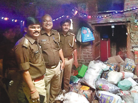 Fireworks recovered in Ekghra village