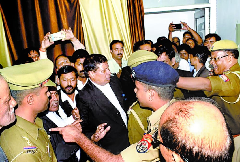 judge canceled the bail request of advocate