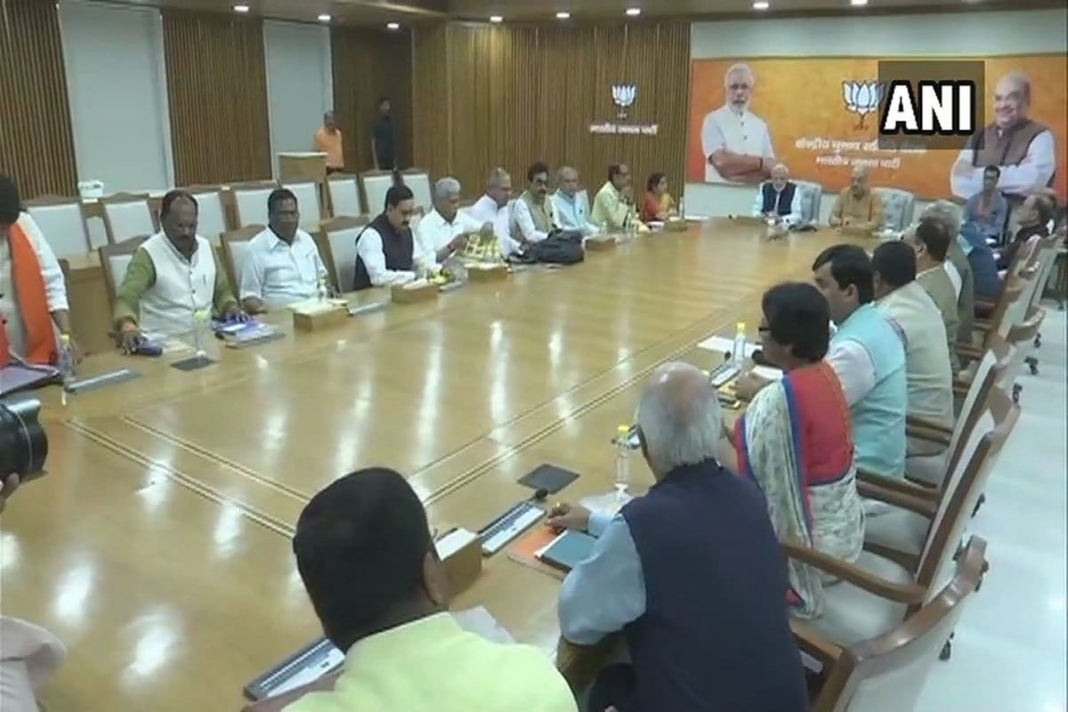 PM Modi arrives at party HQ for CEC meeting for upcoming assembly polls
