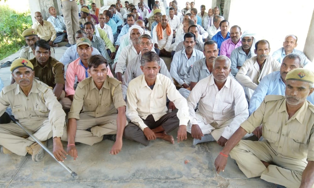 Dharana given for regular duty
