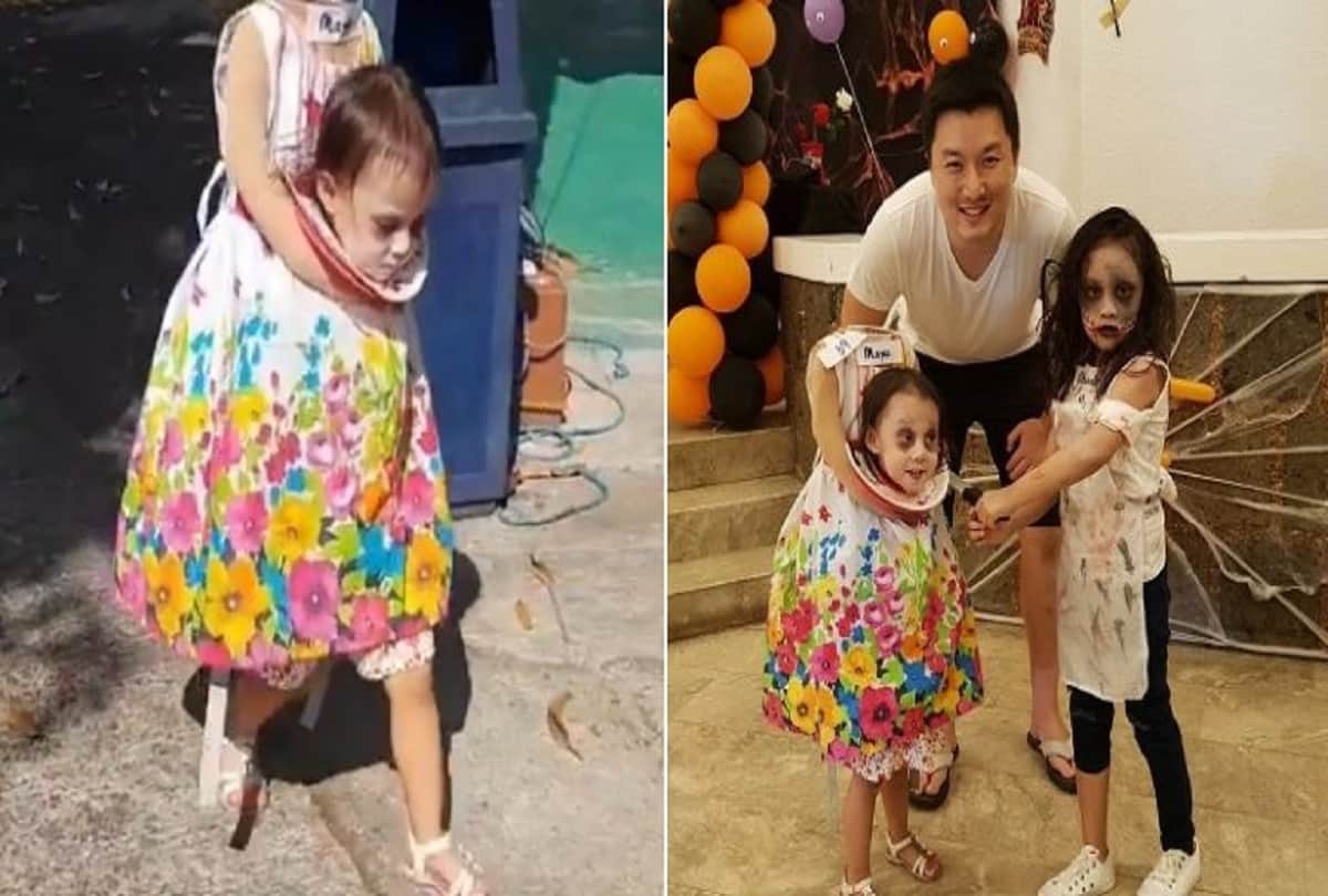 Halloween 2018: 2 year old girl carries 'her own severed head' goes viral