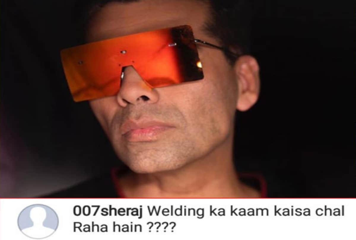 Karan Johar trolled for wearing orange glass