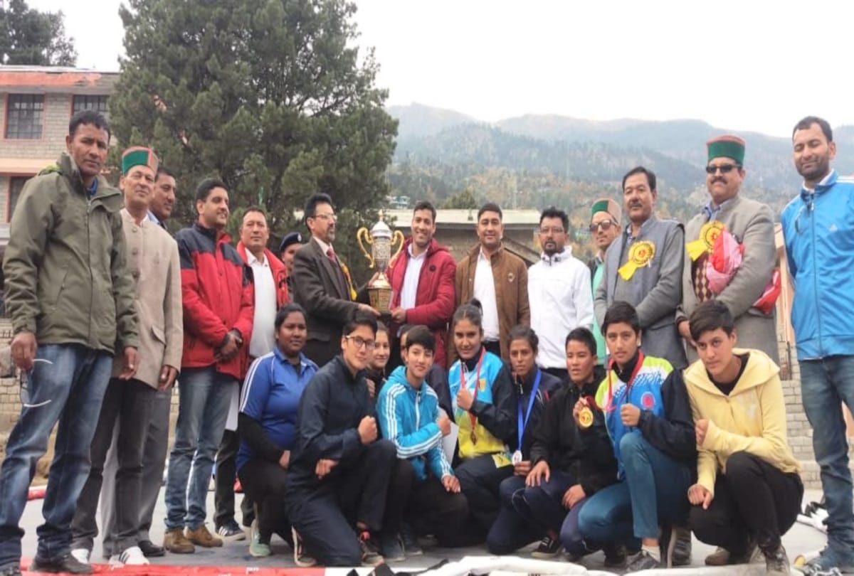 state level women's boxing competition dominated by Kinnaur boxers