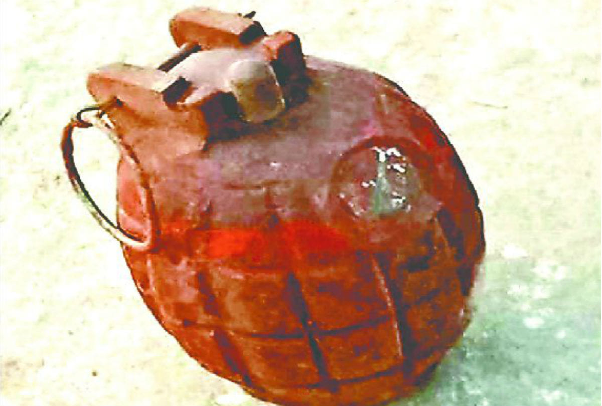 Hand grenade found in the drain at Kasganj