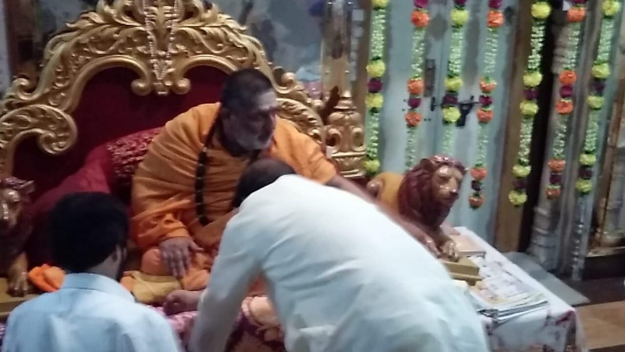 Union Environment Minister Mahesh Sharma arrives at Haridwar