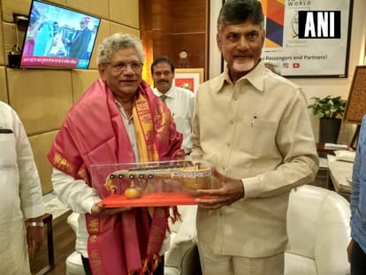 Chandrababu Naidu will meet Rahul Gandhi and Sharad Pawar in delhi today